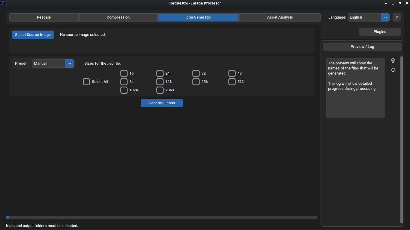 Torquestor - Icon creation tools